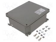 Enclosure: multipurpose; X: 141mm; Y: 166mm; Z: 64mm; S-8000; grey MOLEX