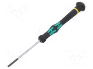 Screwdriver: precision; slot; 2x0.4mm; Blade length: 60mm WERA