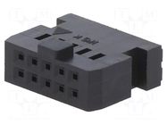 Connector: wire-board; plug; female; PIN: 10; HIF3; for cable; 2x5 HIROSE