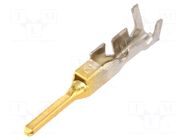 Contact; male; copper alloy; gold flash,nickel plated; crimped JST