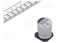 Capacitor: electrolytic; SMD; 330uF; 25VDC; Ø8x10mm; ±20%; 5000h NICHICON