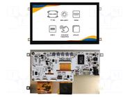 Display: TFT; 7"; 1024x600; Illumin: LED; Dim: 181.6x100.6x25.38mm Riverdi