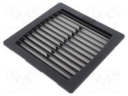 Filter; Cutout: 177x177mm; D: 34mm; IP55; Mounting: push-in; black WEIDMÜLLER