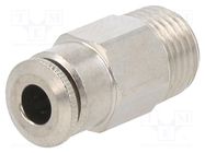 Push-in fitting; straight; 0÷30bar; nickel plated brass AIGNEP