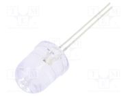 LED; 10mm; yellow; blinking; 5800÷6500mcd; 30°; 3÷5VDC; 20mA OPTOSUPPLY