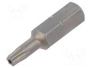 Screwdriver bit; Torx® with protection; T15H; Overall len: 25mm WIHA