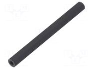 Screwed spacer sleeve; hexagonal; polyamide; M3; L: 65mm; black DREMEC