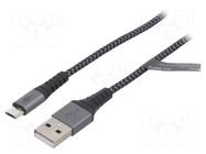 Cable; USB 2.0; USB A plug,USB B micro plug; 0.5m; 480Mbps GOOBAY