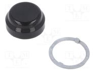 Actuator lens; 30mm; 9001K; Actuator colour: black SCHNEIDER ELECTRIC