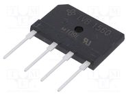 Bridge rectifier: single-phase; Urmax: 600V; If: 15A; Ifsm: 400A VISHAY