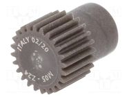 Spur gear; whell width: 16mm; Ø: 13mm; Number of teeth: 24; ZCL ELESA+GANTER