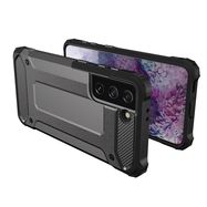 Hybrid Armor Case Tough Rugged Cover for Samsung Galaxy S22 Ultra black, Hurtel