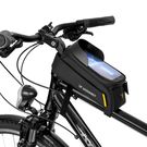 Wozinsky frame bike bag with phone case 1l black (WBB25BK), Wozinsky