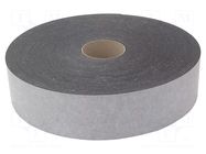 Tape: sealing; W: 80mm; L: 30m; Thk: 3mm; grey; caoutchouc hot-melt INTRA