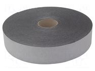 Tape: sealing; W: 70mm; L: 30m; Thk: 3mm; grey; caoutchouc hot-melt 