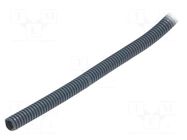 Protective tube; Size: 10; polyamide; grey; Polyamide-Conduit HUMMEL