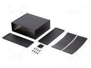 Enclosure: with panel; 1457U; X: 160mm; Y: 191mm; Z: 68mm; aluminium HAMMOND