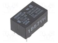 Relay: electromagnetic; SPDT; Ucoil: 5VDC; Icontacts max: 3A; G6E OMRON Electronic Components