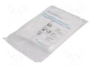 Cleanroom acces: coat; white; M (unisex); cleanroom; ESD; 55g/m2 ANTISTAT