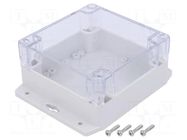 Enclosure: multipurpose; X: 120mm; Y: 120mm; Z: 60mm; polycarbonate GAINTA