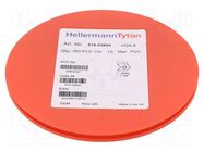 Markers; Marking: 0; 4÷9mm; PVC; yellow; -65÷105°C; leaded; HGDC4-9 HELLERMANNTYTON