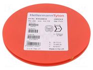 Markers; Marking: 1; 4÷9mm; PVC; yellow; -65÷105°C; leaded; HGDC4-9 HELLERMANNTYTON