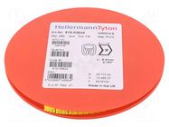 Markers; Marking: 2; 4÷9mm; PVC; yellow; -65÷105°C; leaded; HGDC4-9 HELLERMANNTYTON