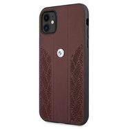 Etui BMW BMHCN61RSPPR iPhone 11 6,1" / Xr czerwony/red hardcase Leather Curve Perforate, BMW