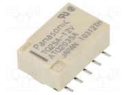 Relay: electromagnetic; Ucoil: 12VDC; Icontacts max: 2A; 1A/30VDC PANASONIC