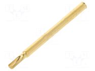 Test probe socket; series 30; soldered; 28.1mm FIXTEST