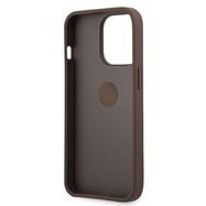 Guess GUHCP13L4GMRBR iPhone 13 Pro / 13 6.1&quot; brown/brown hardcase 4G with ring stand, Guess