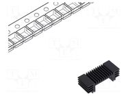 Heatsink: extruded; TO268; black; L: 12.7mm; W: 30.9mm; H: 10.2mm OHMITE