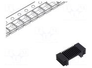 Heatsink: extruded; TO268; black; L: 12.7mm; W: 30.9mm; H: 10.2mm OHMITE