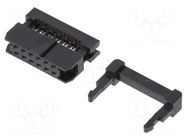 Connector: IDC; plug; female; PIN: 12; IDC; for ribbon cable; 2mm ADAM TECH