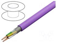 Wire; 4x1x0.75mm2; CAN bus; stranded; Cu; Insulation: PVC; violet HELUKABEL