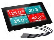 Data logger; temperature; ±1°C; Temp: -40÷125°C; 186x122x21mm LASCAR