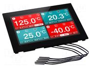 Data logger; temperature; Display: LCD 7"; ±1°C; Temp: -40÷125°C LASCAR