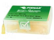 Needle: steel; 0.25"; Size: 26; straight; 0.23mm; polypropylene FISNAR