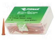 Needle: plastic; 1.25"; Size: 15; straight,conical; 1.37mm FISNAR