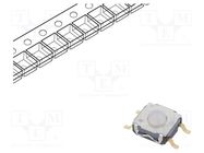 Microswitch TACT; SPST-NO; Pos: 2; 0.05A/32VDC; SMT; none; 3.5mm C&K