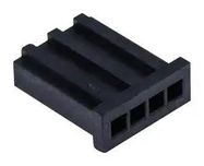 CONN HOUSING, RCPT, 4POS, 1ROW, 2.54MM