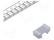 Heatsink: extruded; TO252,TO263; metallic; L: 12.7mm; W: 25.91mm OHMITE