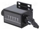 Counter: mechanical; mechanical indicator; strokes; 99999; 5mm TRUMETER