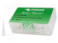 Needle: plastic; 1.25"; Size: 27; straight,conical; 0.2mm FISNAR