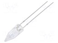 LED; red; 5mm; candle light effect; 750÷1120mcd; 100°; 2.5÷5VDC OPTOSUPPLY