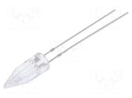 LED; green; 5mm; candle light effect; 750÷1120mcd; 100°; 2.5÷5VDC OPTOSUPPLY