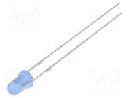 LED; blue; 3mm; blinking; 330÷500mcd; 60°; 3÷5VDC; 20mA; 1.8Hz OPTOSUPPLY