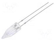 LED; blue; 5mm; candle light effect; 150÷220mcd; 100°; 2.5÷5VDC OPTOSUPPLY