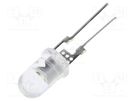 LED; 5mm; blue; 14400÷18000mcd; 40°; Front: convex; 3.3÷3.8V OPTOSUPPLY