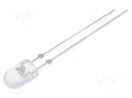 LED; oval; 5.1x4.3mm; yellow; 14400÷18000mcd; 100/40°; 1.8÷2.6VDC OPTOSUPPLY